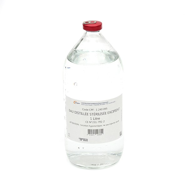 Cooper eau distillée stérilisée - Irrigation - Nébulisation