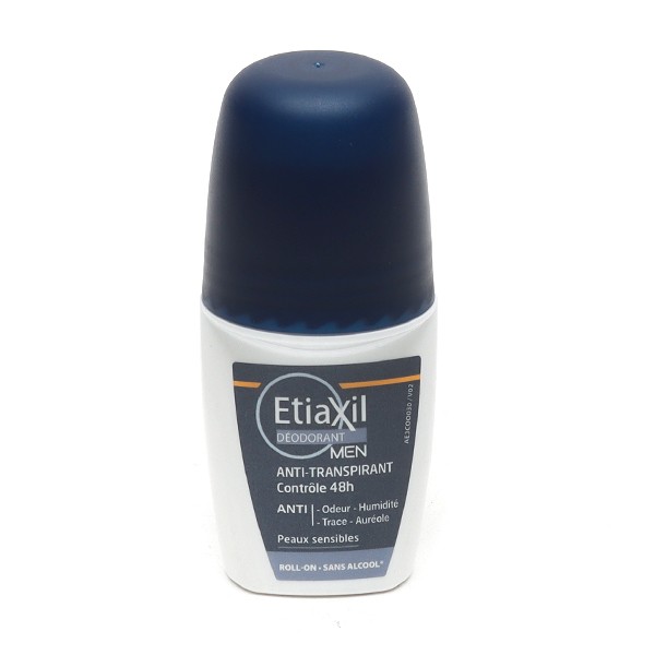 Etiaxil déodorant anti transpirant Roll on pour homme Efficacité 48 h