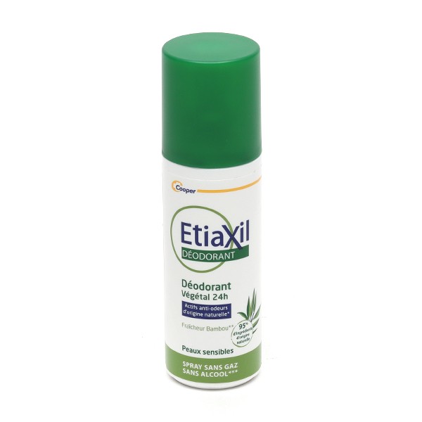 Etiaxil Déodorant végétal 24 h spray Sans aluminium Antiodeur
