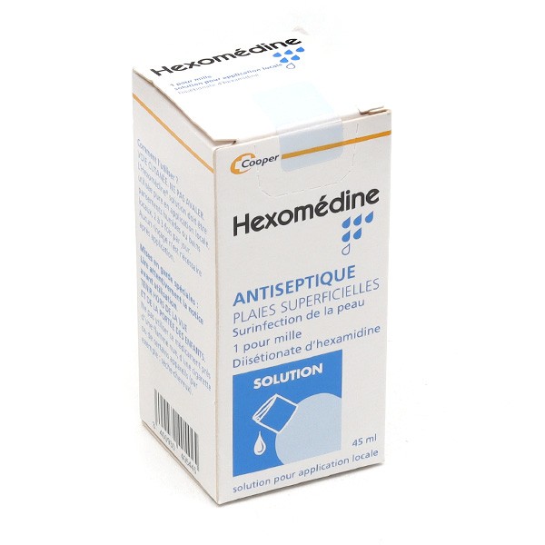 Hexomedine 1 pour mille solution