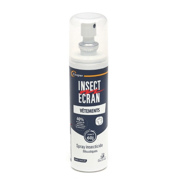 Insect Ecran Vêtements spray Repulsif moustique - Tissus, moustiquaire