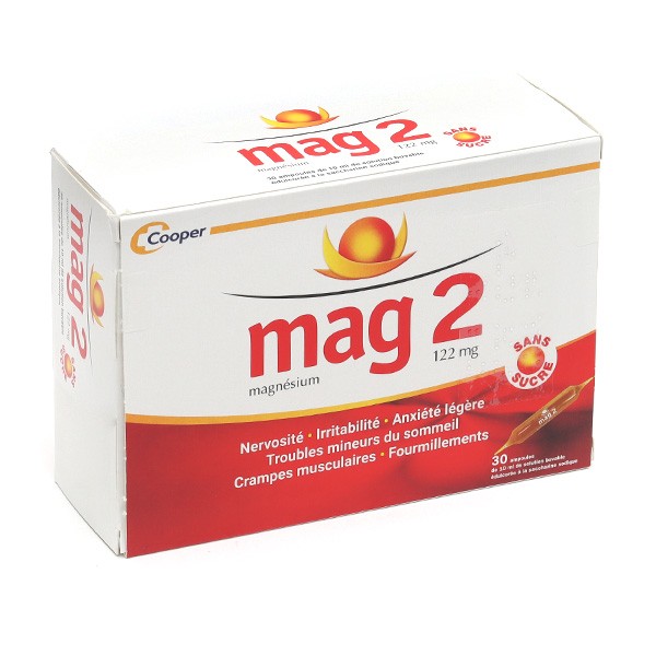 Mag 2 ampoule de magnésium
