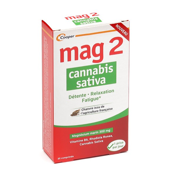 Mag 2 Cannabis sativa comprimés