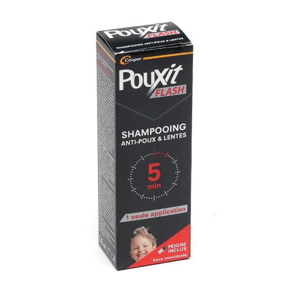 Pouxit Flash Shampooing anti poux et lentes
