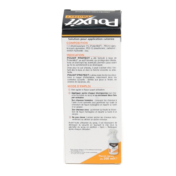 Pouxit Répulsif Spray Préventif Anti-Poux 75ml