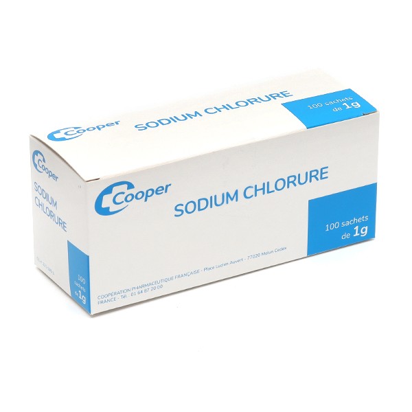 Cooper chlorure de sodium 1 g sachets