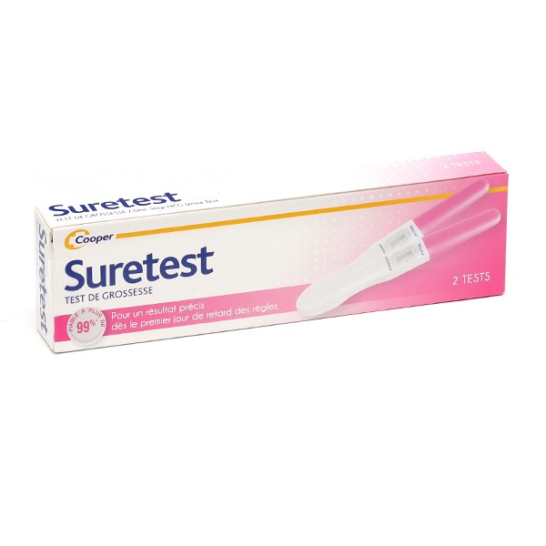 Test de grossesse Suretest - Pour une réponse fiable et rapide