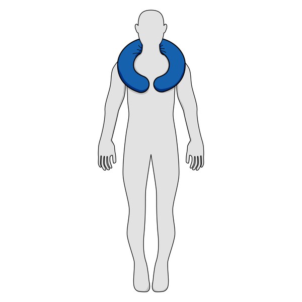 Winncare coussin de positionnement bouée