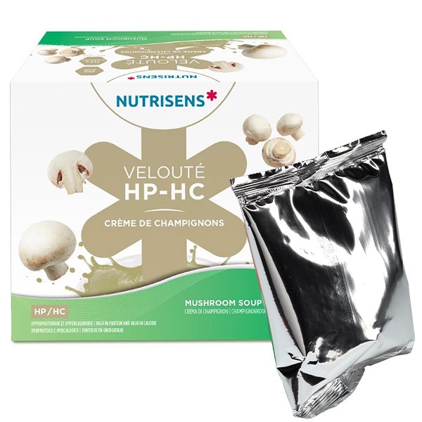 Nutrisens velouté HP/HC crème de champignons sachets Dénutrition