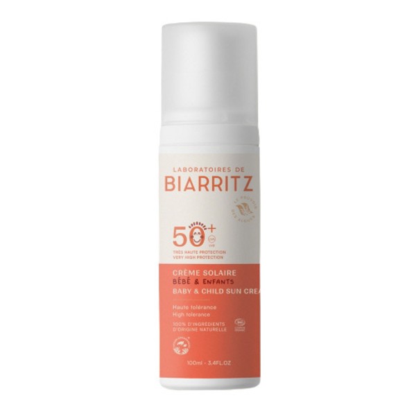 Laboratoires de Biarritz crème solaire bébé et enfants bio SPF 50+