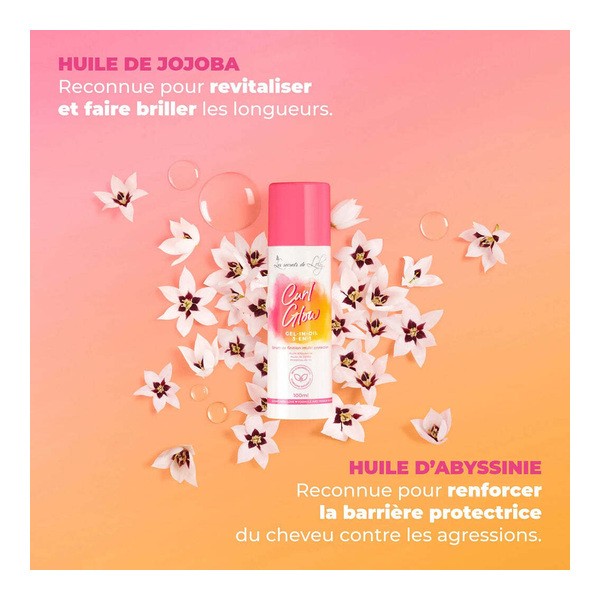 Les secrets de Loly Curl Glow Sérum de finition multi-protection