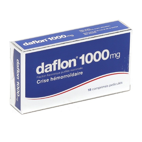 Daflon 1000 mg comprimé Hémorroides