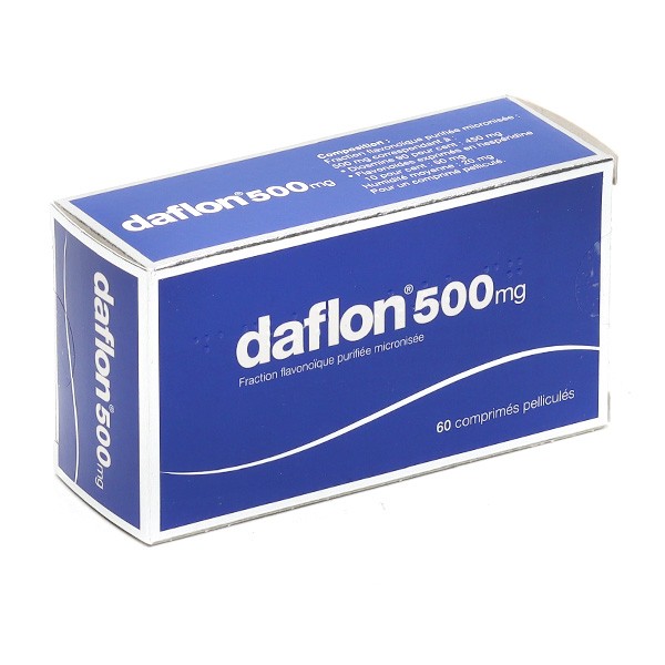 Daflon 500 mg comprimé veinotonique