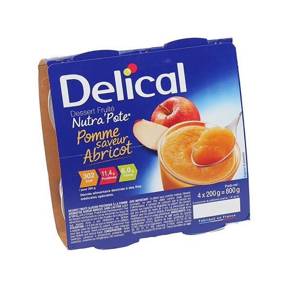 Delical Nutra pote Pomme abricot