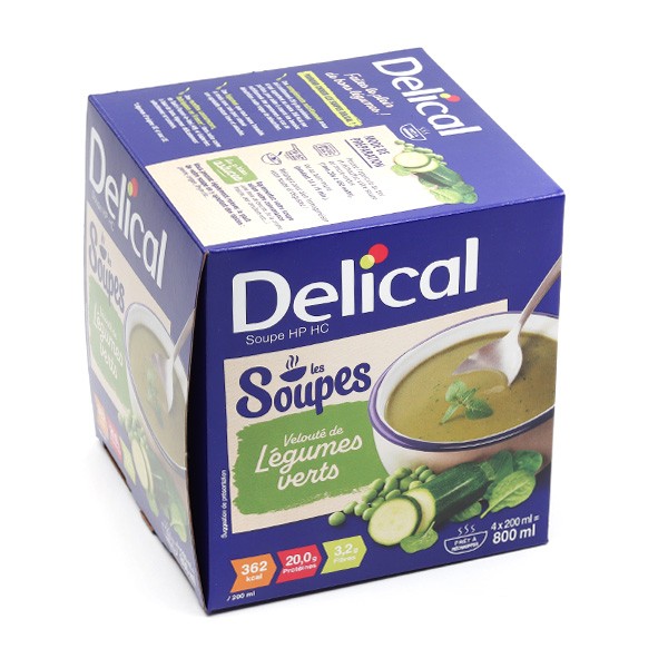 Delical Soupe HP/HC Velouté de légumes verts