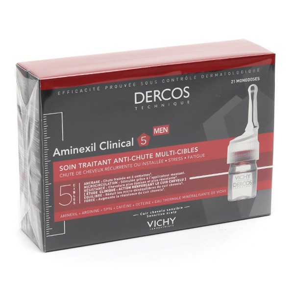 Vichy Dercos Aminexil Clinical 5 homme unidoses