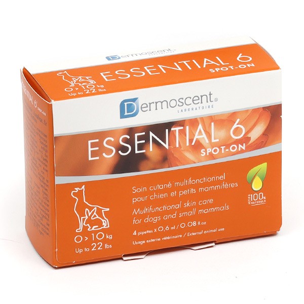 Dermoscent Essential 6 spot-on 0-10 kg pipettes