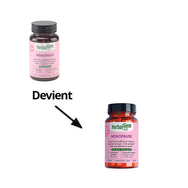 HerbalGem Ménopause bio gélules