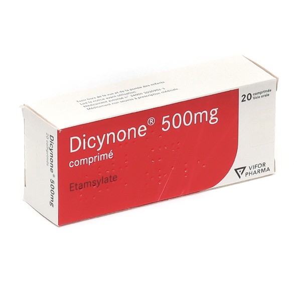 Dicynone 500 mg comprimé - Anti hémorragique pour stopper les règles