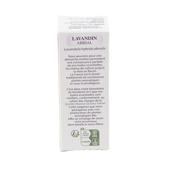 Docteur Valnet  Huile essentielle de Lavandin abrial Bio