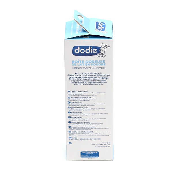 Boite doseuse pour lait infantile Dodie - Dose de lait prête-à-l'emploi