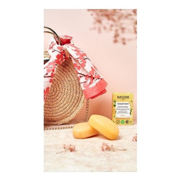 Weleda douche végétale solide Gingembre et Petit grain bio