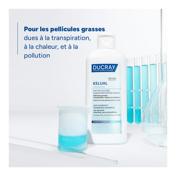 Ducray Kelual Squanorm Shampooing anti pelliculaire rafraîchissant