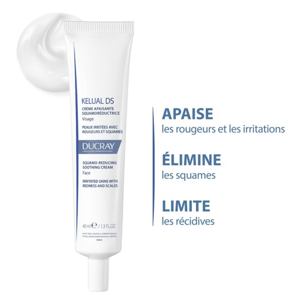Ducray Kelual DS crème apaisante Dermatite séborrhéique Squames