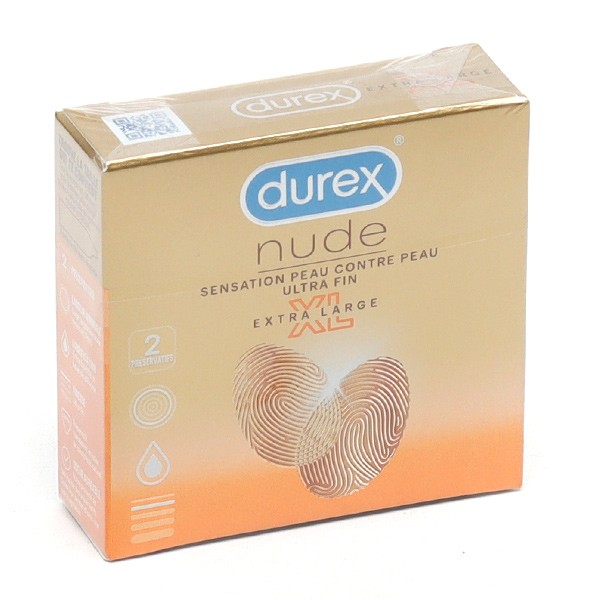 Durex Nude Extra Large préservatifs