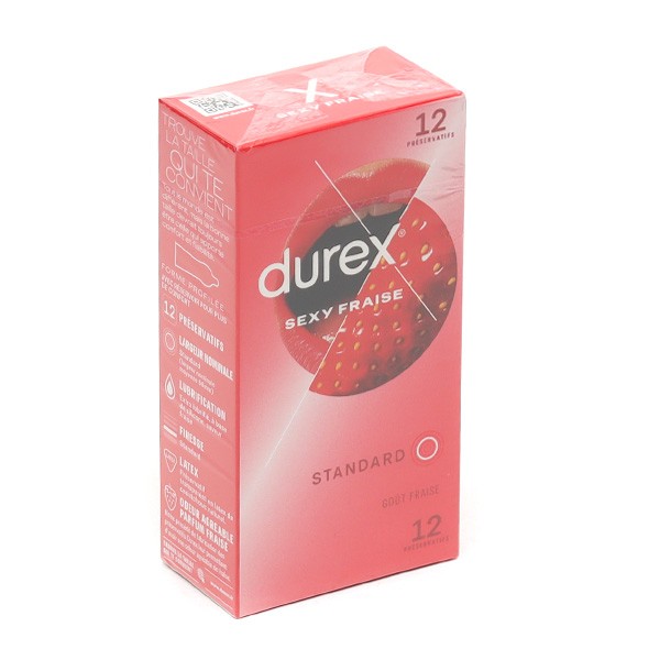 Durex Sexy Fraise préservatifs