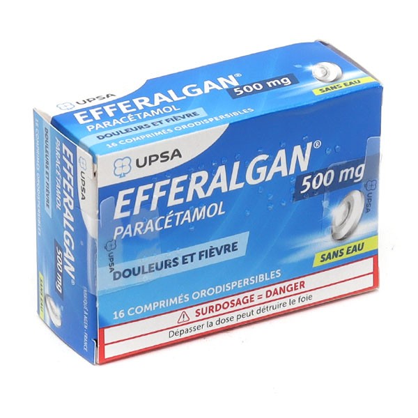 Efferalgan 500 mg comprimés orodispersibles