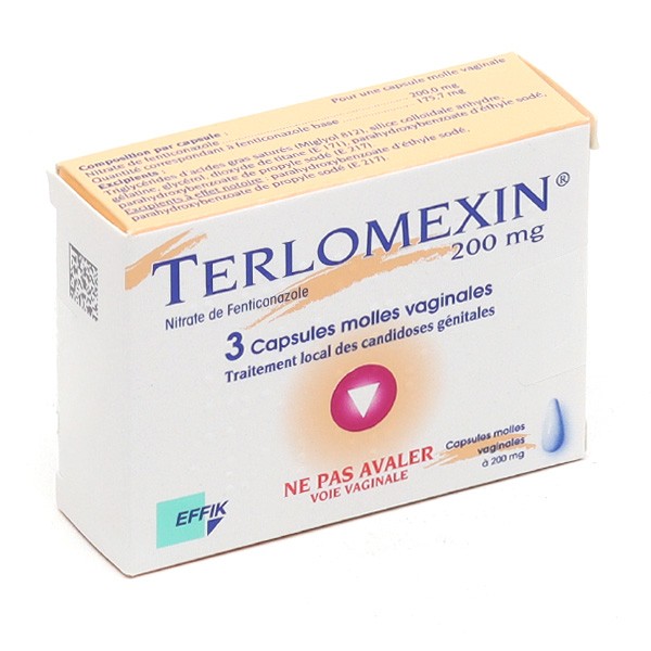 Terlomexin 200 mg capsules vaginales