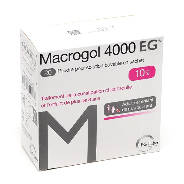 Macrogol 4000 solution buvable sachets