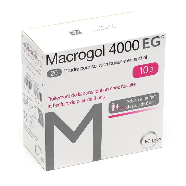 Macrogol 4000 sachet constipation