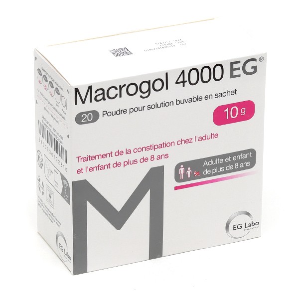 Macrogol 4000 EG solution buvable sachets