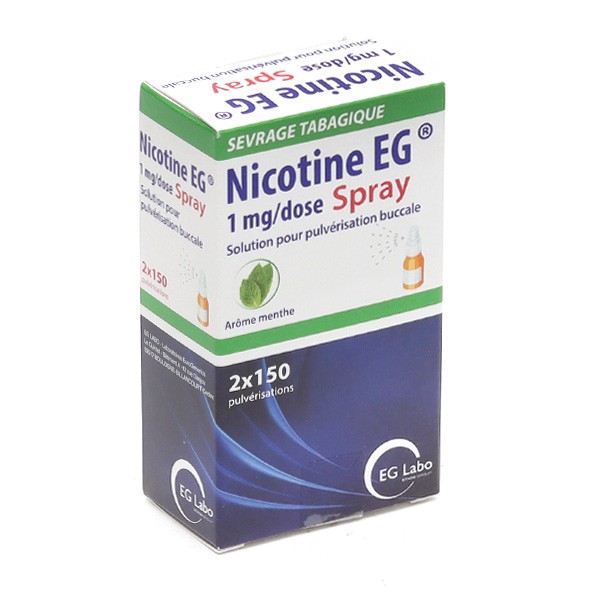 Nicotine EG 1 mg/dose Spray menthe
