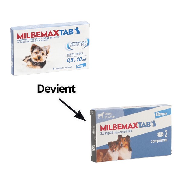 Milbemax Chien comprimé vermifuge