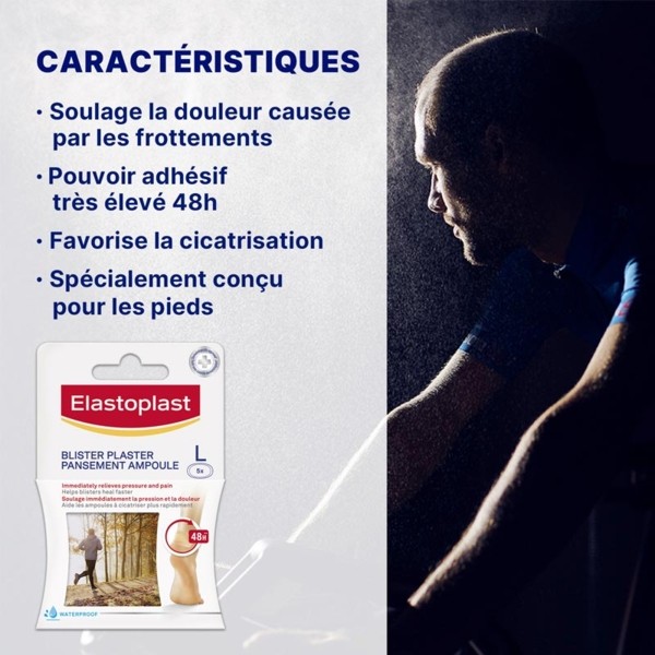 Elastoplast pansements ampoule Talon Favorise la cicatrisation