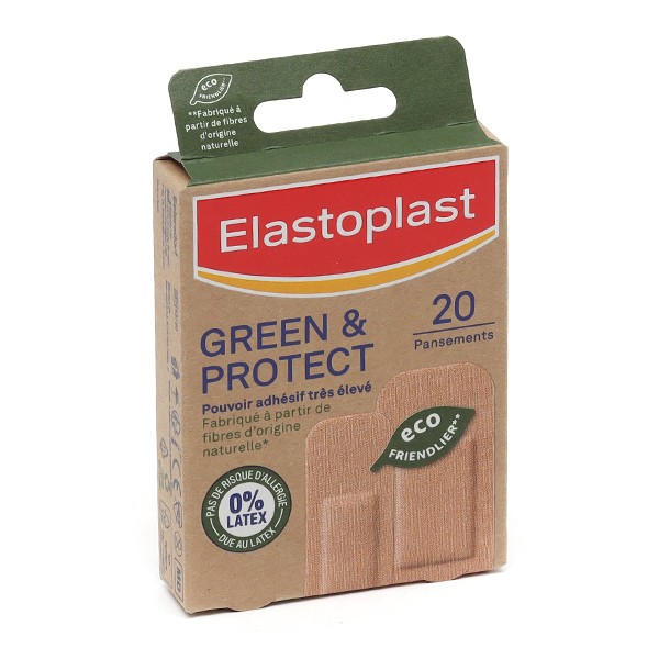 Elastoplast Green & protect pansements prédécoupés