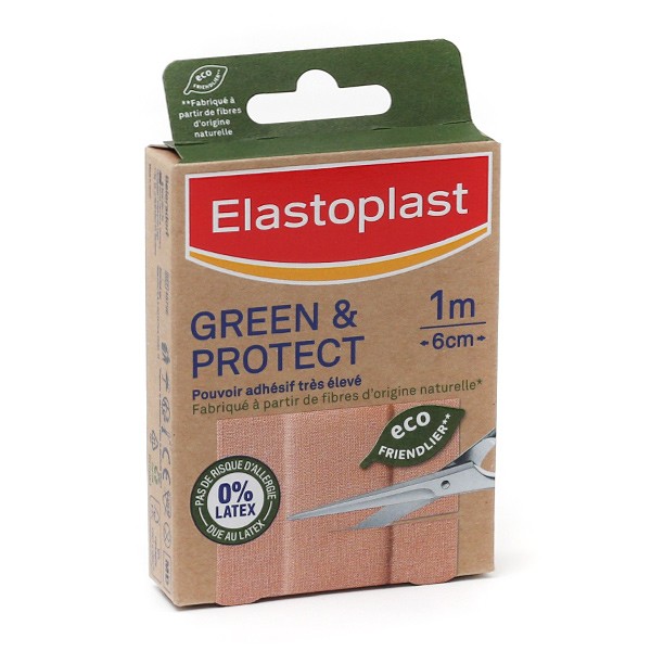Elastoplast Green & protect pansement à découper 10 bandes