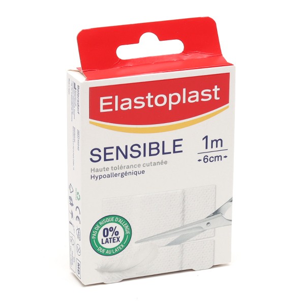Elastoplast Sensible bandes de pansement à découper 10 cm x 6 cm