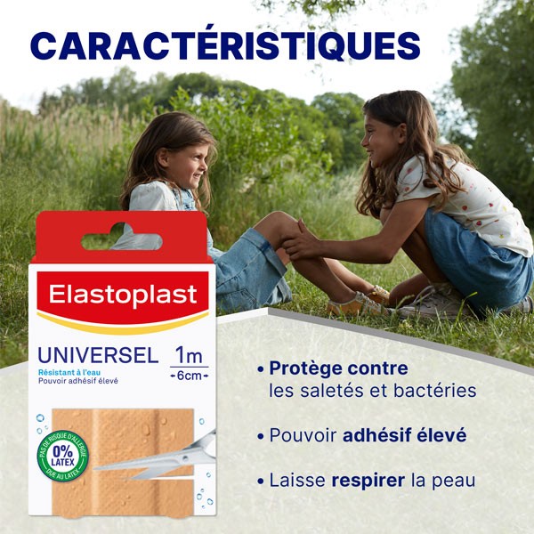 Elastoplast Universel pansements résistant à l'eau à découper