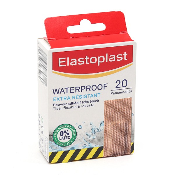 Elastoplast Waterproof Extra résistant pansements prédécoupés