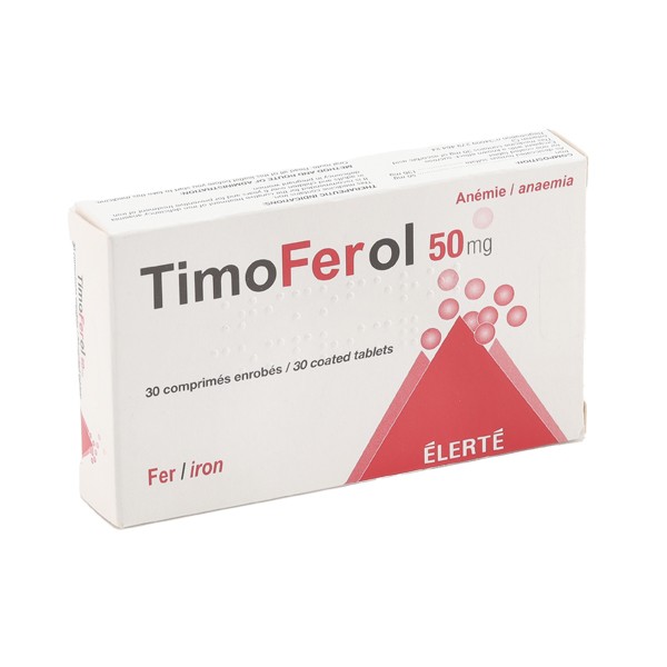 TimoFerol 50 mg comprimés fer