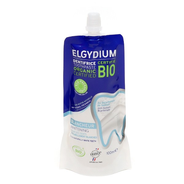 Elgydium dentifrice blancheur éco-conçu Bio