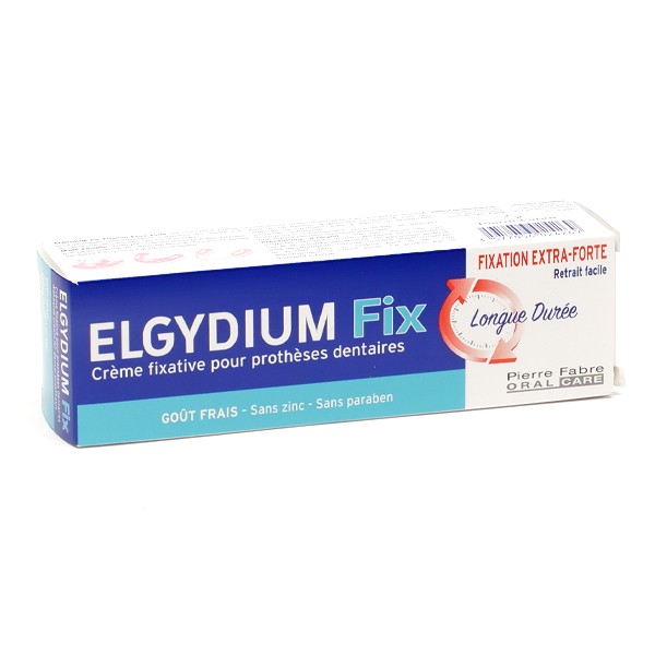 Elgydium Fix Fixation Extra Forte Crème fixative