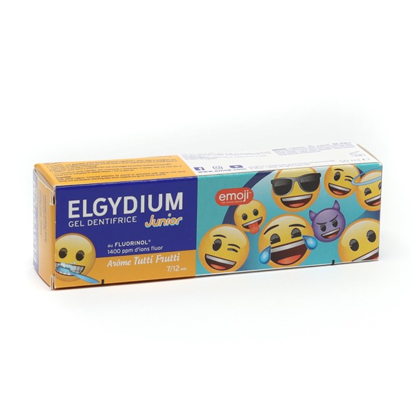 Elgydium Emoji Gel dentifrice junior Tutti Frutti