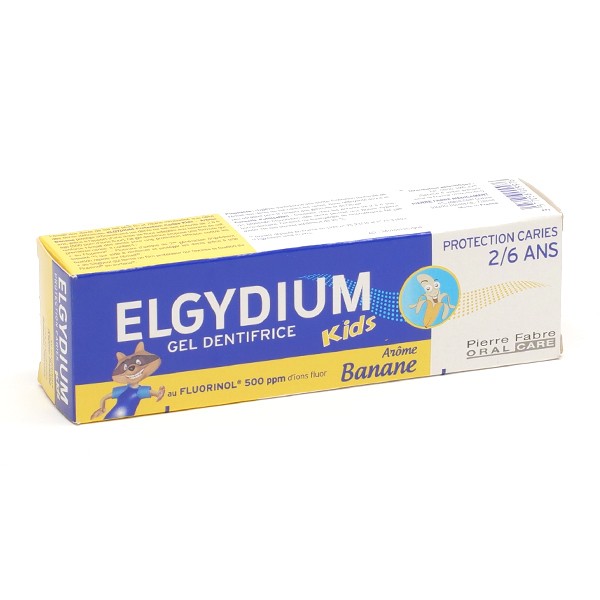 Elgydium Kids gel dentifrice Banane