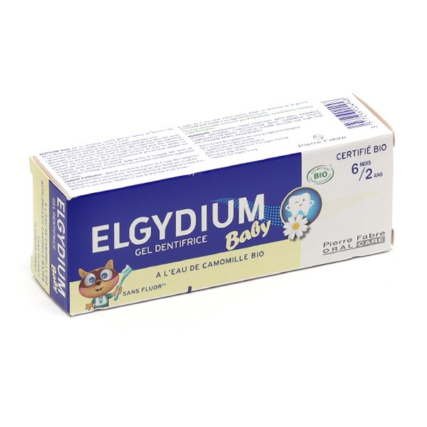 Elgydium Baby dentifrice bébé Bio