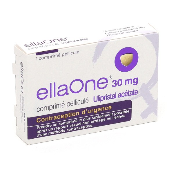 EllaOne Pilule du lendemain 5 jours - Contraception d'urgence ...